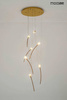 Lampa wisząca TULIPPE 7 DISC złota (MSE1501100170) - Moosee