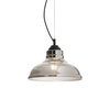 Lampa wisząca Bistro kol. przydymione szkło (112343) Ideal Lux - żyrandol