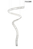 Lampa wisząca WAVE CORDON 1A chrom (MSE1501100193) - Moosee