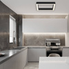 CEILING LIGHT SQUARED LED 72W BLACK (18148-B Zambelis) - Zambelis
