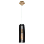 Lampa wisząca Linara - 1 źródło światła (QN-LINARA-P-BK) - Quintiesse