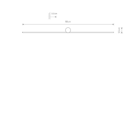 Kinkiet SPIN LED M (10621) - Nowodvorski
