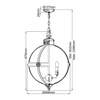 Żyrandol Adams (FE-ADAMS-4P-BRZ) - Elstead Lighting