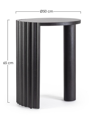 BIZZOTTO stolik kawowy ORISSA 50 czarny (0747221) - Bizzotto