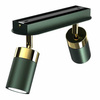 Lampa sufitowa JOKER GREEN/GOLD 2xGU10 (MLP7718) - Milagro