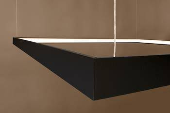 Żyrandol NELYA L czarny LED 3000K (TH.154) - Thoro Lighting