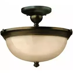 Lampa sufitowa, plafon MAYFLOWER kol. STARY BRĄZ (HK/MAYFLOWER/SF) - Hinkley - Elstead Lighting