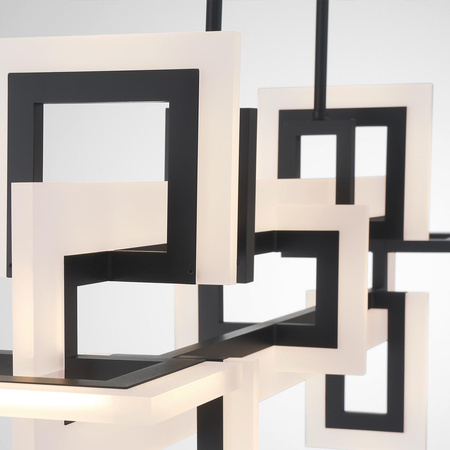 Średnia lampa wyspowa Inizio - Matowa czerń (QN-INIZIO-LP-M-BK) - Quintiesse