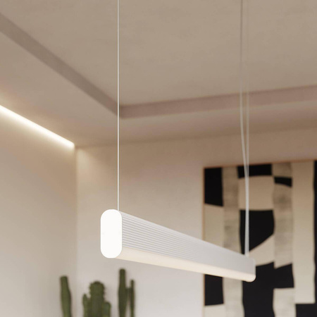 Lampa wisząca FARGE biała LED 3000K (TH.294) - Thoro Lighting