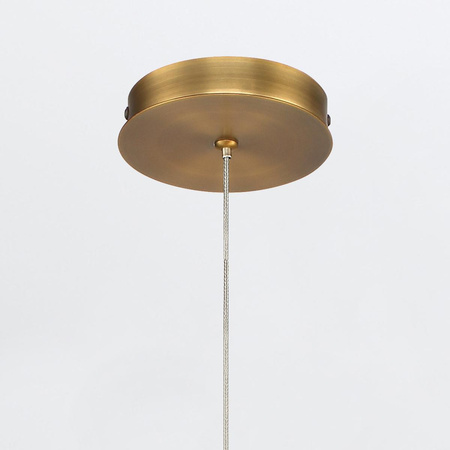 Lampa wisząca Cumberland - 1 źródło światła - Szczotkowane złoto (QN-CUMBERLAND-1P-BG) - Quintiesse