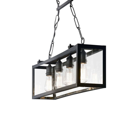 Lampa wisząca IGOR SP4 kol. czarny (092942) Ideal Lux - żyrandol