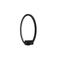 Kinkiet Ringa S 1xLED czarny  (WL0116-S-BK) - Yaskr