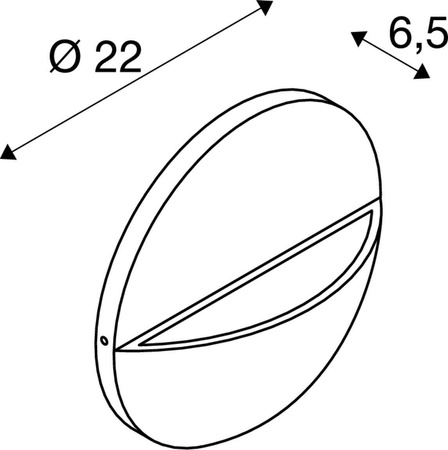 Kinkiet zewnętrzny LID II (1007282) - SLV