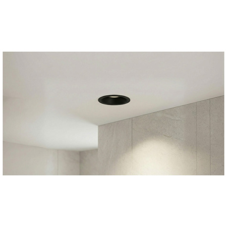 Lampa wpuszczana odporna na wilgoć z wysokim IP 65 MIRT 15W 3000K BK (AZ7095) Azzardo