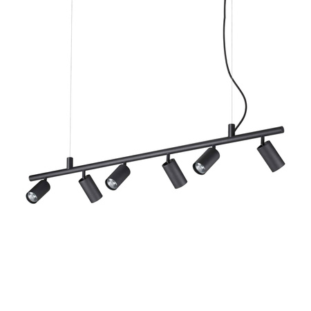 Lampa wisząca DYNAMITE Czarny (DYNAMITE_SP6_NERO) - Ideal Lux