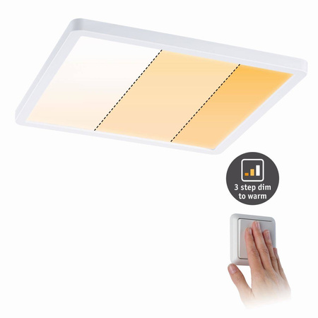 Plafoniera VariFit AREO LED DIM 16W 1400lm 2000-4000K 230x230mm IP44 230V biały matowy / tworzywo sztuczne (PL92994) - PAULMANN