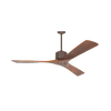 PENDANT FAN COFFEE CHERRY BLADES WITHOUT LAMP (19143 Zambelis) - Zambelis