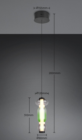 Pojedyncza lampa wisząca MINERVA (334310117) - Trio