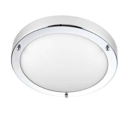 Plafon Portico chrome IP44 40W (59850) - Saxby