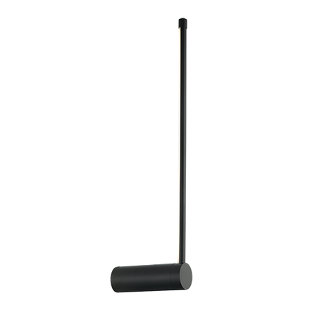 LED WALL LAMP 12W 3000K ALUMINIUM & PC BLACK (20114 Zambelis) - Zambelis
