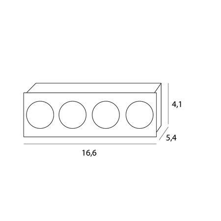 Lampa wpustowa MAXLIGHT HM180 4L MODULAR MODUŁ LED 12W  