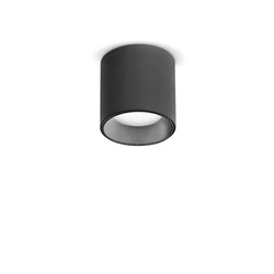 Lampa Sufitowa DOT Czarny (DOT_PL_ROUND_NERO_3000K) - Ideal Lux
