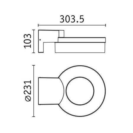 Oprawa elewacyjna CAPERA LED SH Zigbee12,5W 800lm 2200K-3000K czujnik ruchu i zmierzchu IP44 230V biały / aluminium (PL93114) - PAULMANN