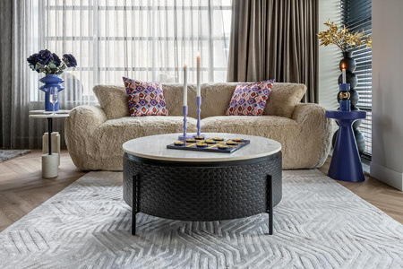 RICHMOND stolik KIMBLE 30 duży fioletowy (8826) - Richmond Interiors