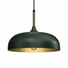 Lampa wisząca LINCOLN GREEN/GOLD 1xE27 35cm (MLP8032) - Milagro