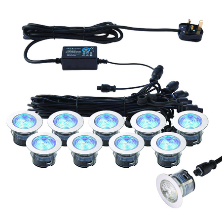 IkonPRO CCT 6500K/Blue 45mm kit IP67 0.75W (76617) - Saxby