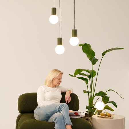 Lampa biurkowa HALO zielona oliwka (SL.1726) - Sollux Lighting