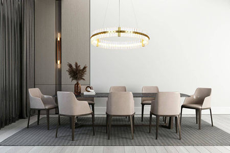 Lampa wisząca SATURNUS 70 złota - LED (MSE010100167) - Moosee