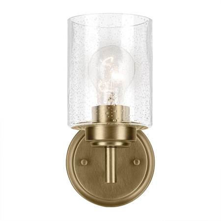 Kinkiet Winslow - 1 źródło światła - Naturalny mosiądz (KL-WINSLOW-1W-NBR) - Elstead Lighting