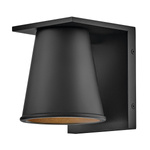 Latarnia naścienna Hans - 1 źródło światła - Strukturalna czerń (HK-HANS-S-BLK) - Elstead Lighting