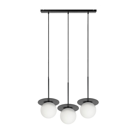 BORRA B 3L czarna potrójna lampa sufitowa (BRB322PL) - Ummo