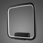 Kinkiet Ledowe Kwadraty No.1 3k czarny (LA079/W_in_3k_black) - ALTAVOLA DESIGN
