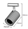 Tokio reflektor do szyn 1F Czarny (LP-787/1R BK) - Light Prestige