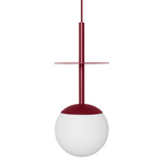 PLAAT A burgundowa sufitowa lampa wisząca (PLA145P0) - Ummo