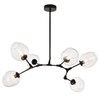 Lampa wisząca MODERN ORCHID-6 (ST-1232-6 TRANSPARENT) - Step into Design