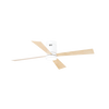 CEILING FAN WHITE MAT MAPLE WOOD-WHITE 15W LED (19137 Zambelis) - Zambelis