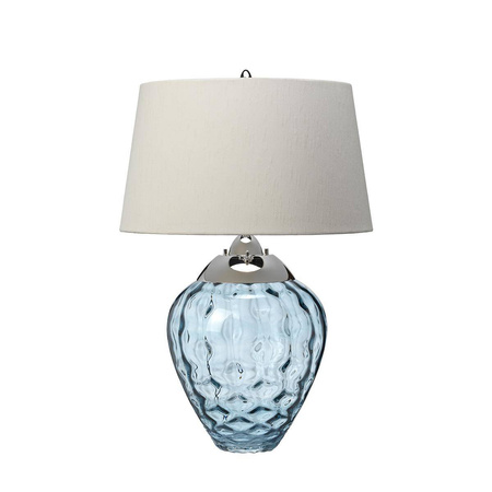 Lampa stołowa Samara - 2 źródła światła - Jasnoniebieska (QN-SAMARA-TL-BLU) - Quintiesse