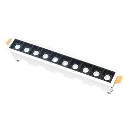 Lampa liniowa Led podtynkowa 20W 4000K biała JDL-10T - DomenoLED