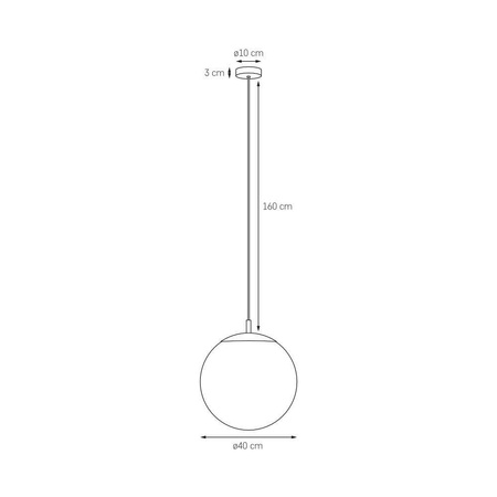 Lampa wisząca ALUR L kolor Inox (11142320) - KASPA
