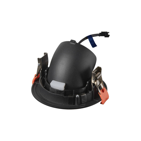 NUMINOS® GIMBLE M, oprawa sufitowa wpuszczana czarna/chromowana, 3000 K 55° (1005947) - SLV