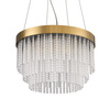 Lampa wisząca GLORIA LED kryształowa złota 40 cm (ST-DL8510) - Step into Design