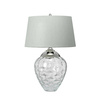 Lampa stołowa Samara - 2 źródła światła - Bezbarwne szkło (QN-SAMARA-TL-CLR) - Quintiesse