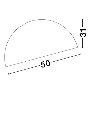 Plafon wewnętrzny IRONCOLLO (LE44901) - Luces Exclusivas