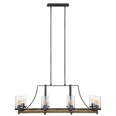 Podłużna lampa wisząca Angelo - 8 źródeł światła (QN-ANGELO8-ISLE) - Quintiesse