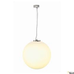 ROTOBALL 50, lampa wisząca, TC-TSE, kolor srebrnoszary/biały, Ø 50 cm, maks. 24W (165400) - SLV