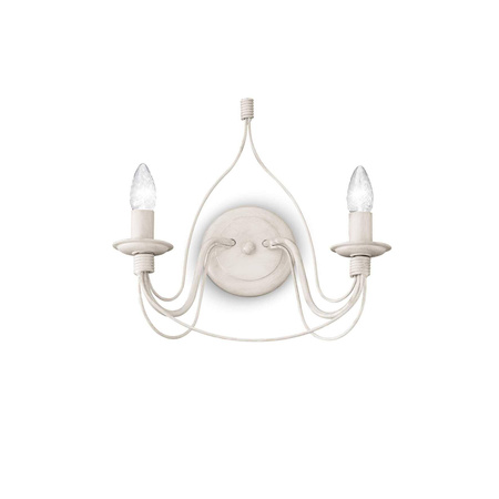 Kinkiet CORTE AP2 biały antyk (028460) Ideal Lux
